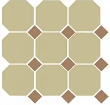 Керамогранит 4403 OCT04-1Ch Yellow OCTAGON 03/Caramel Dots 04 (4403OCT04)