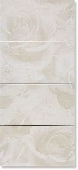 Панно CHA. WHITE ROSA C/4 3818