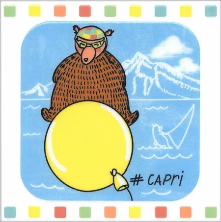 Настенный декор NT\A142\5009 Большое путешествие Капри (изображение)