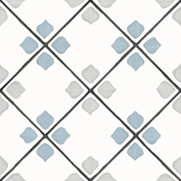 TANGER SILVER RHOMB 12.3X12.3