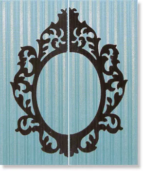 Панно COMP.2PZ SCARL.CORNICE SU CELESTE