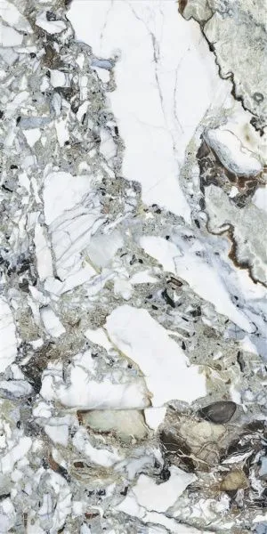 (Vitra) Керамогранит CITYMARBLE Амазония Мультиколор 7ЛПР R9 60х120