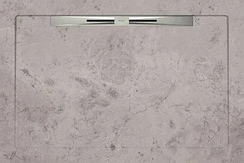 Керамический душевой поддон FIBRE GREY - SLOPE NOVA LINE 120