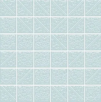 Настенная плитка Ла-Виллет 21029 бирюзовый светлый