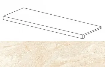 Фронтальная ступень с капиносом Daina Beige