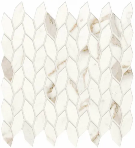 Мозаика Marvel Shine Calacatta Prestigio Mos. Twist Silk (A4WP) (изображение)