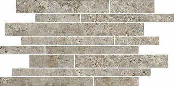 Бордюр SG188/003 Ровиго тёмно-серый мозаичный