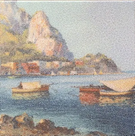 Настенный декор STG\A345\5155 Позитано Лодки (изображение)