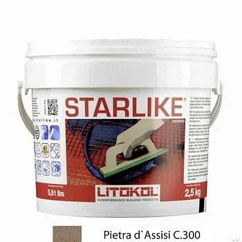 Litochrom Starlike C.300 коричневый (2,5 кг)