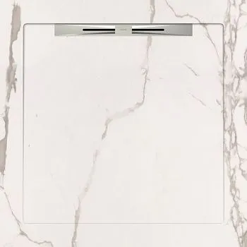 Керамический душевой поддон INFINITY WHITE - SLOPE LINE 90