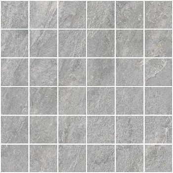 Мозаика QUARSTONE Серый R10B 7Рек K9519238R001VTE0 (5х5)
