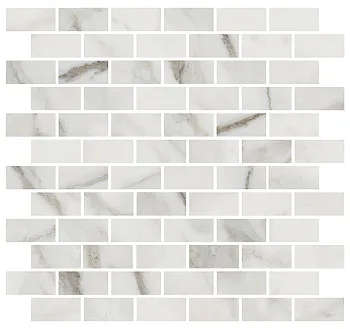 Декор Буонарроти MM13105 белый мозаичный