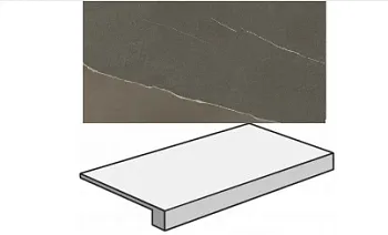 (Italon) Ступень угловая Metropolis Arcadia Brown Scalino Ang Dx правая Nat (620070002185) 33x120