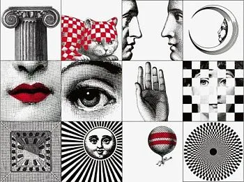 Декор Fornasettiana BE 20  (комплект 12шт.20x20)