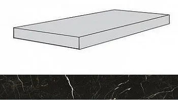 Ступень угловая 620070001774 Allure Imperial Black Scal.80 Ang Sx Лев