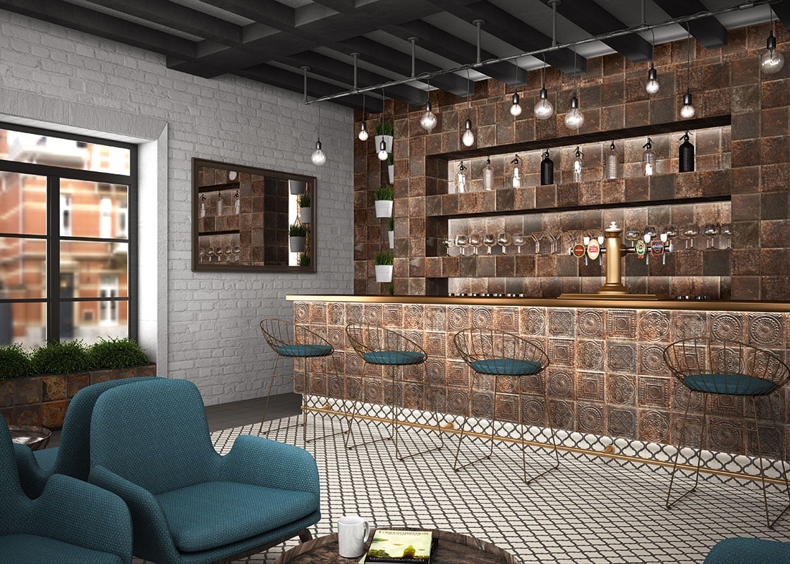 Керамическая плитка TIN-TILE от производителя Mainzu –  фото