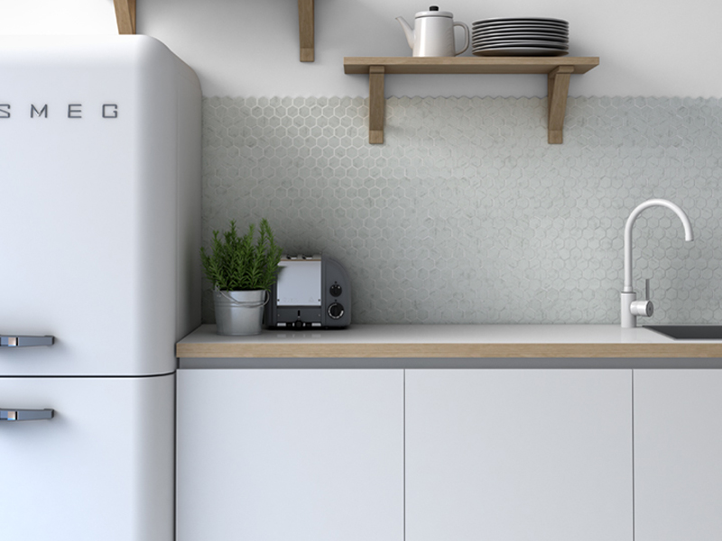 Мозаика HEX от производителя Vidrepur –  фото