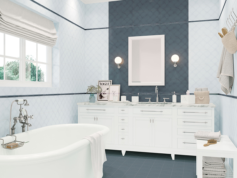 Керамическая плитка ADELE ARCTIC/LATTE от производителя New Trend –  фото