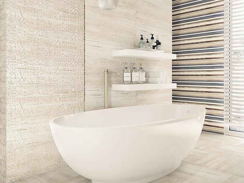 Керамическая плитка TIMBER BIEGE/GREY от производителя Delacora –  фото