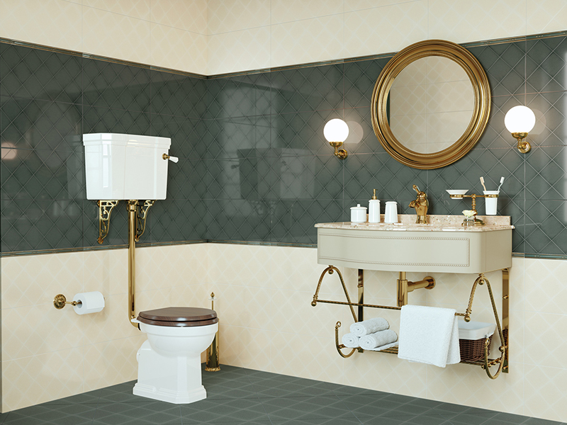 Керамическая плитка ADELE ARCTIC/LATTE от производителя New Trend –  фото