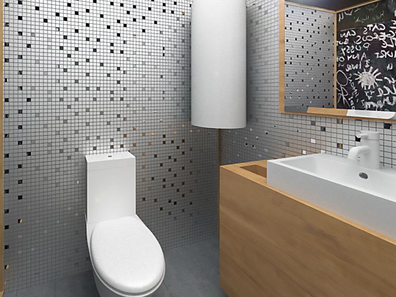 Керамическая плитка ЗЕРКАЛЬНАЯ МОЗАИКА от производителя ДСТ –  фото