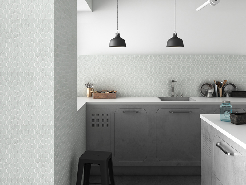 Мозаика HEX от производителя Vidrepur –  фото