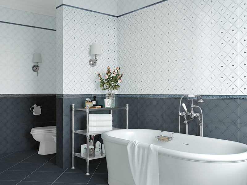 Керамическая плитка ADELE ARCTIC/LATTE от производителя New Trend –  фото