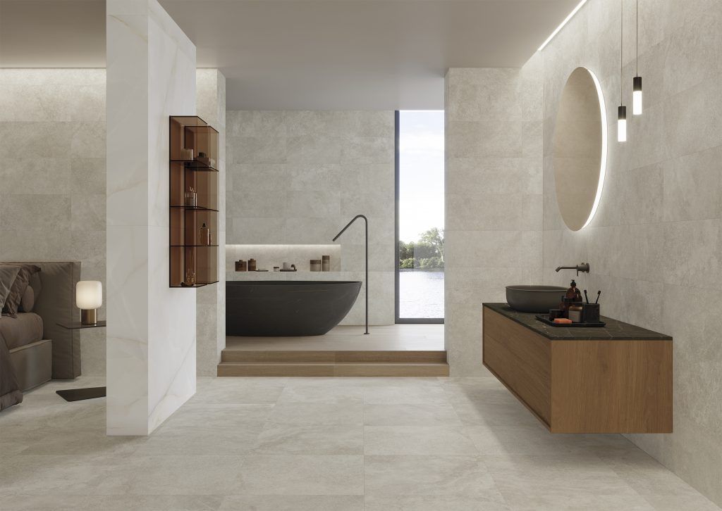Одна из основных тенденций применительно к внутренней отделке в ванных комнатах и других помещениях связана со способом производства и используемыми материалами.
