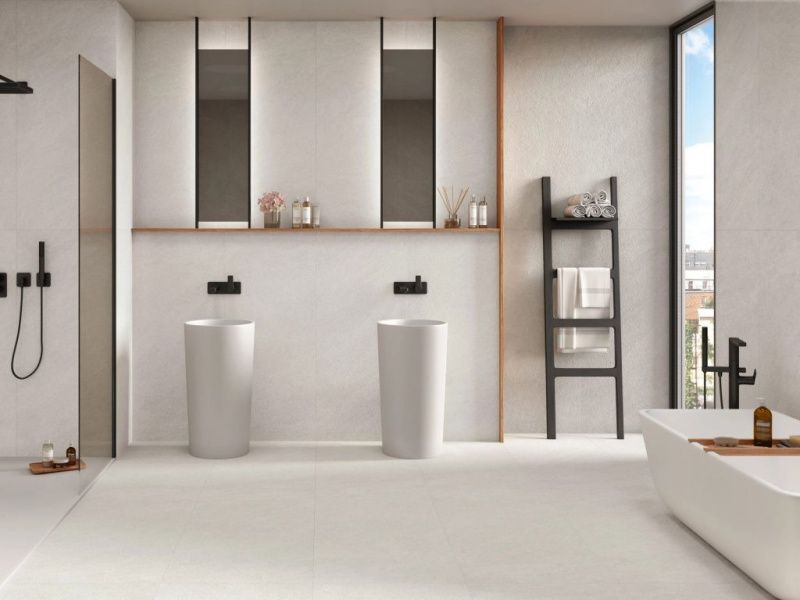 плитка в дизайне ванных комнат