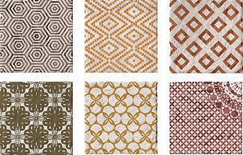 Декор BIARRITZ INSERTO PARADISE ECRU S/6