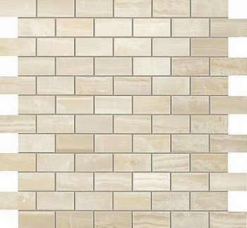 Мозаика 600110000203 S.O. Ivory Chiffon Brick Mosaic 30.5х30.5
