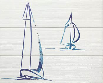 Настенное панно DEC. SET(3) WIND BLUE (комплект 3 плитки)