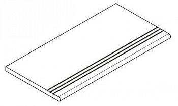 Фронтальная ступень Genesis Silver Gradino Round Grip (620040000092)