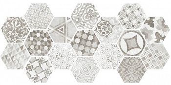 Декор Hexatile  CEMENT GARDEN GREY (22099)