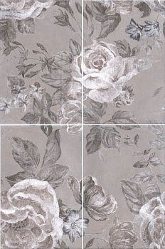 Панно Александрия серый 8272\4x\3F комплект из 4х частей