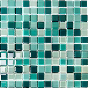 Мозаика Nicole (Николь) прозрачное листовое стекло (2,3х2,3)