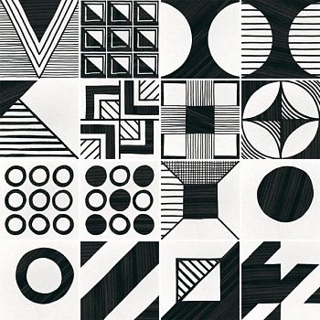 Керамогранит Caprice Patchwork B&W