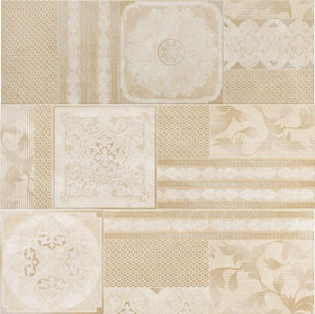 Декор Elite White Inserto Couture Глянцевый