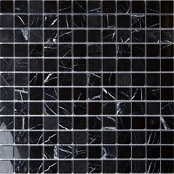 Мозаика BLACK SILK МРАМОР нат.камень (2.3x2.3)