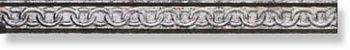 Бордюр 00265 AUREA LIST. PLATINO