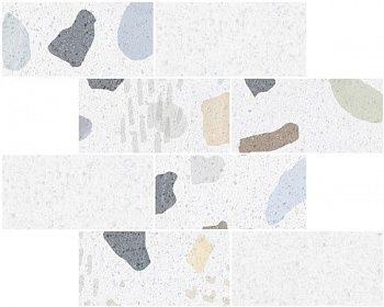 Декор Impression Кирпичная кладка холодная гамма R9 7РЕК (K9482288R001VTE0 7*14)