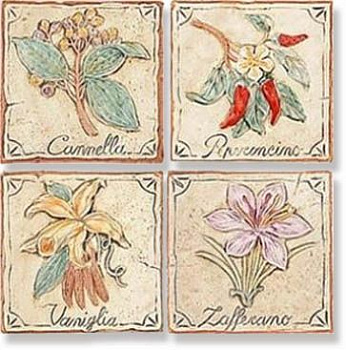 Декор настенный Decoro Spezie (комп/4шт)