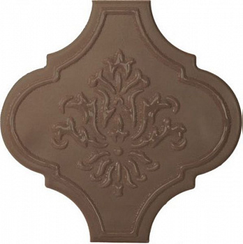 Декор SATIN ARABESQUE TUFO (коричневый) Decoro Mix без подбора