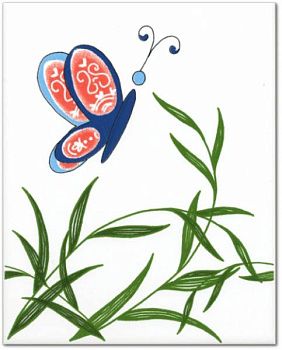 Декор NT\A45\200 Бабочка