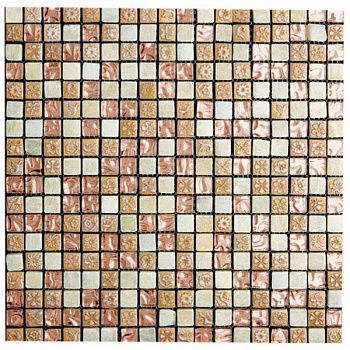 Мозаика Glass&Stone PST-106 (MJ-106) микс