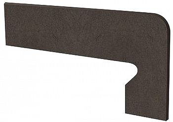 Плинтус правый Zanq.MEDITERRANEO GRAFITO derecha