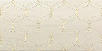 Декор бежевый Ethereal Gold Geometric Décor L.Beige Glossy/ K082255