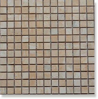 Мозаика Marble Ivory Travertine (1.5x1.5)