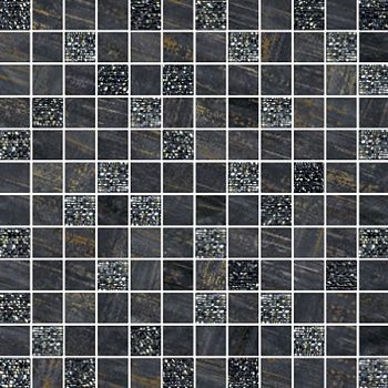 Мозаика MOSAICO LUX QUADRETTI NERO