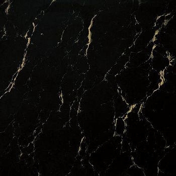 Керамогранит К 202 60 КР Черный с желтыми разводами "под мрамор" полир.